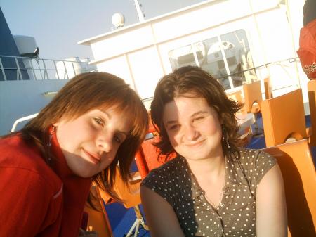 sur le ferry